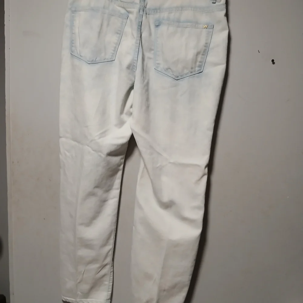 Nicki Minaj Ladies Light Blue Distressed Jeans. Size 13/14 - Picture 8 of 13